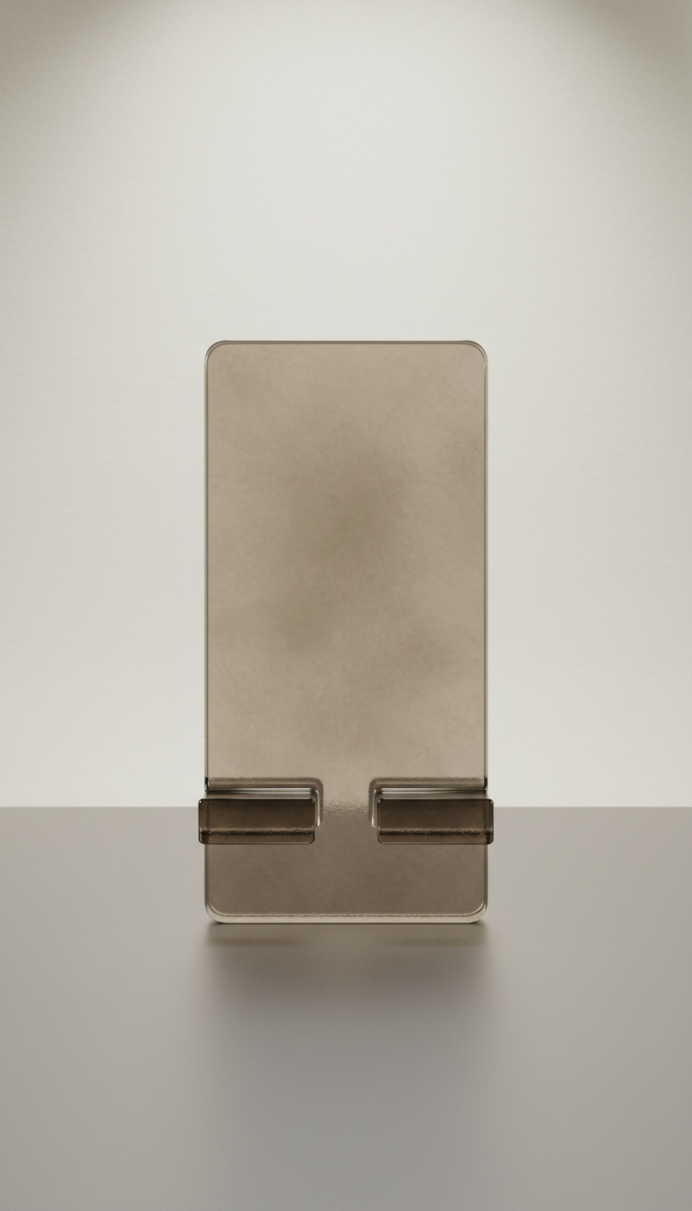 Suporte para celular vidro temperado bronze mist